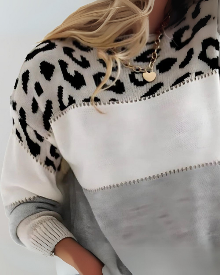 Drune | Leoparden Design Pullover