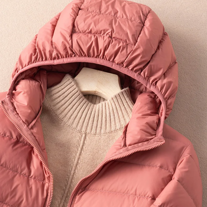 Drune | Steppjacke Leicht mit Kapuze Warm Gefüttert Lässige Passform