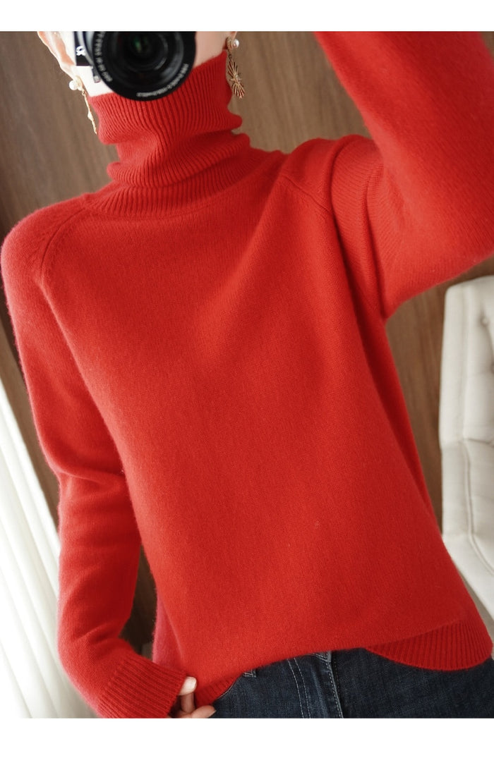 Drune | Sweater mit Rollkragen - Lockerer Schnitt - Lange Ärmel