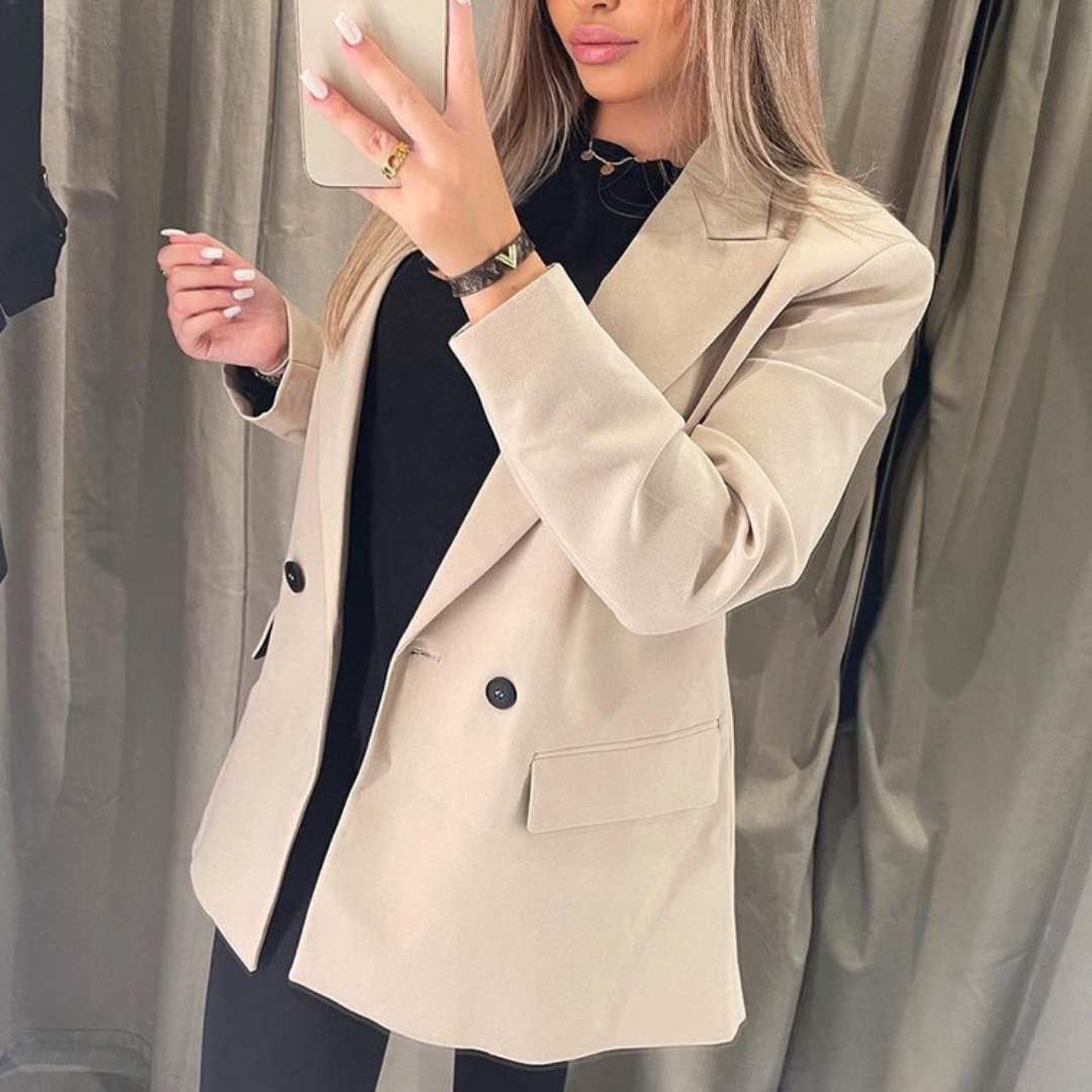 Drune | Bequemer Trendiger Langer Blazer Für Den Herbst