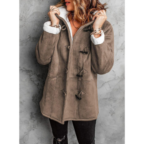 Drune | Damen Warme Kapuze Jacke - Winter