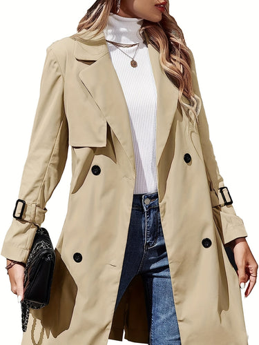 Drune | Eleganter Klassischer Doppelreihiger Trenchcoat