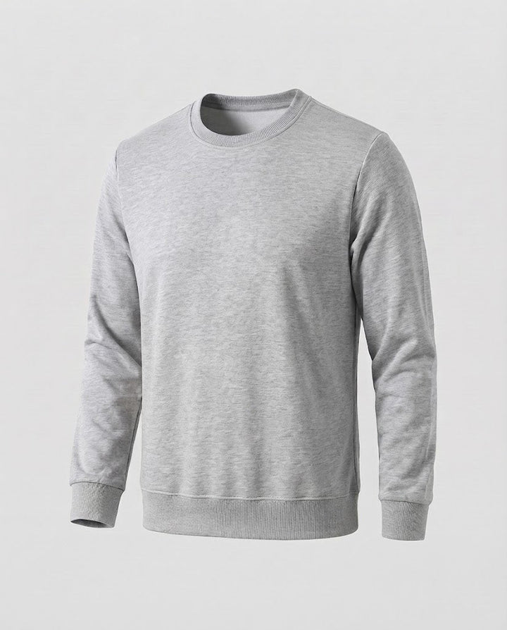 Herren Rundhals‑Sweatshirt aus Baumwollmix in Oversize‑Passform mit gerippten Bündchen Drune