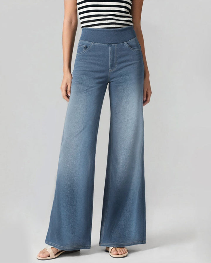 Drune | High Waisted Gewaschen Loose Baggy Lässig