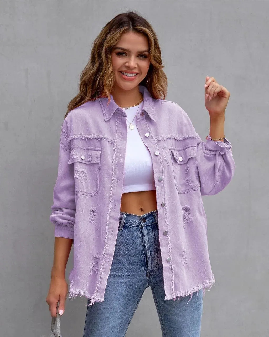 Drune | Damenbluse Aus Denim