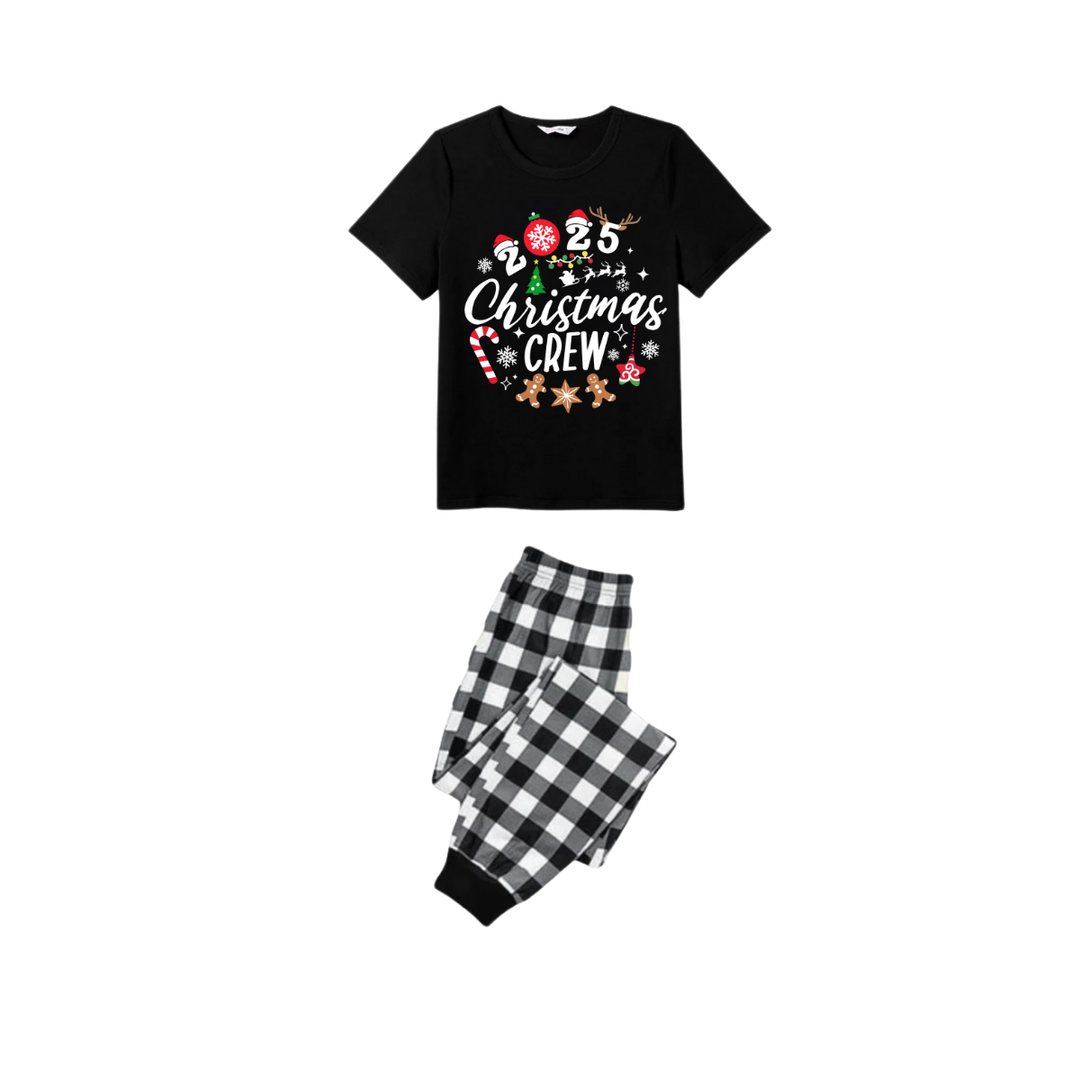 Drune | Weihnachtscrew 2025 Paar Kurzarm Pyjama Set