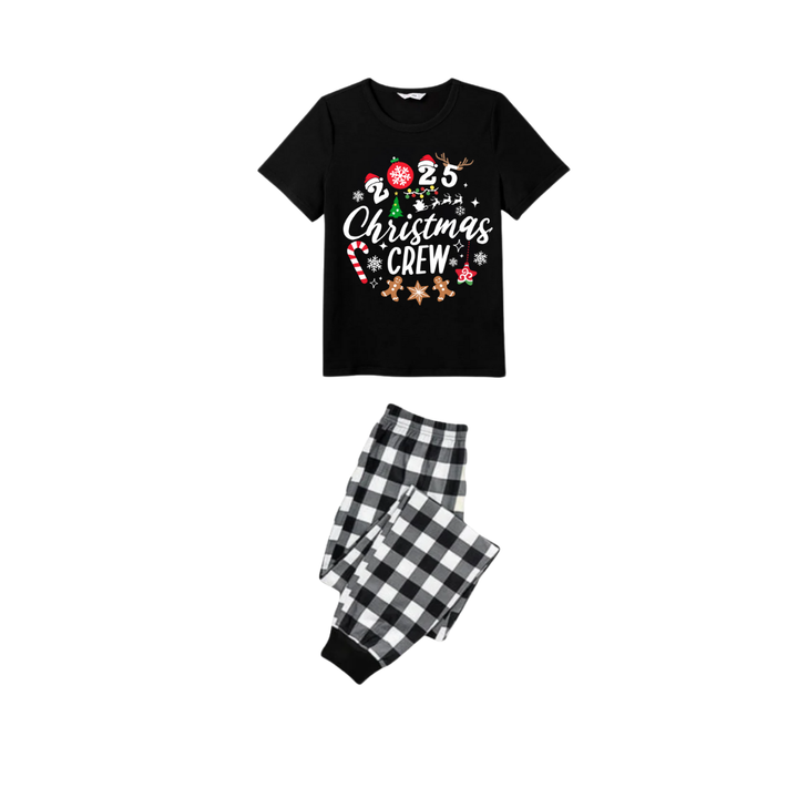 Drune | Weihnachtscrew 2025 Paar Kurzarm Pyjama Set