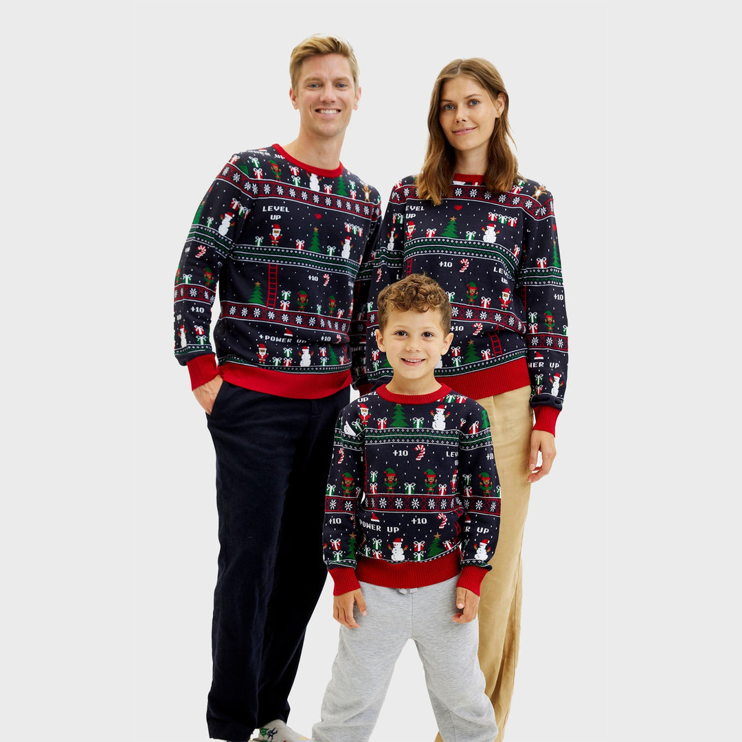 Drune | Vintage Gamer Weihnachtspullover - Herren