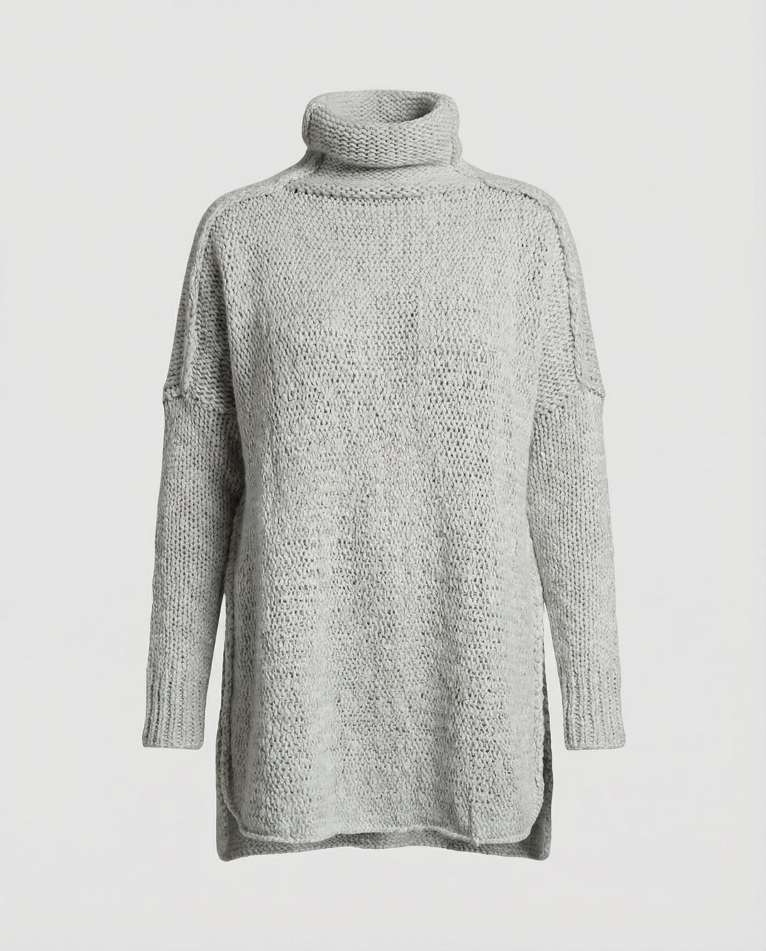 Langer Kuscheliger Strickpullover | Drune