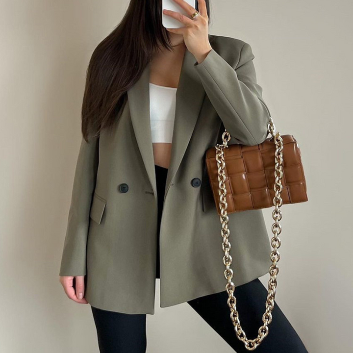 Drune | Bequemer Trendiger Langer Blazer Für Den Herbst