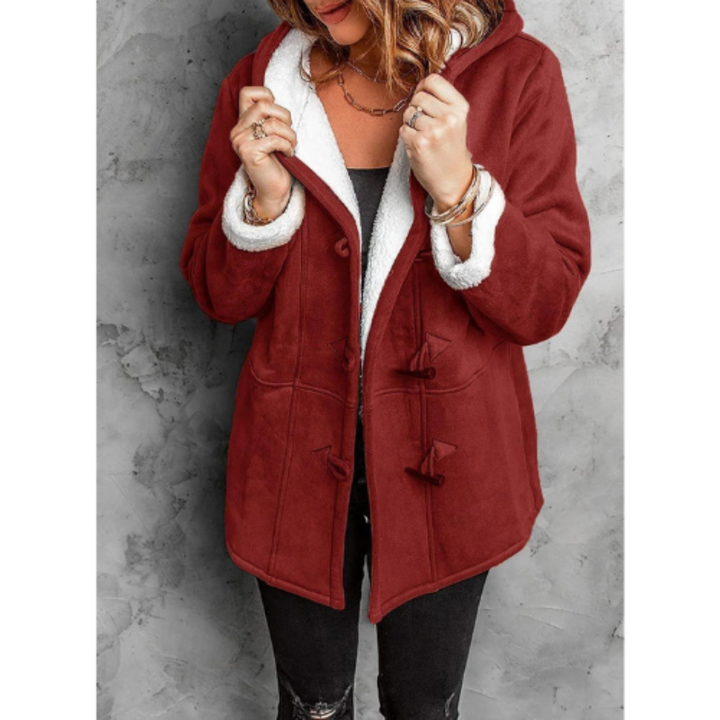 Drune | Damen Warme Kapuze Jacke - Winter