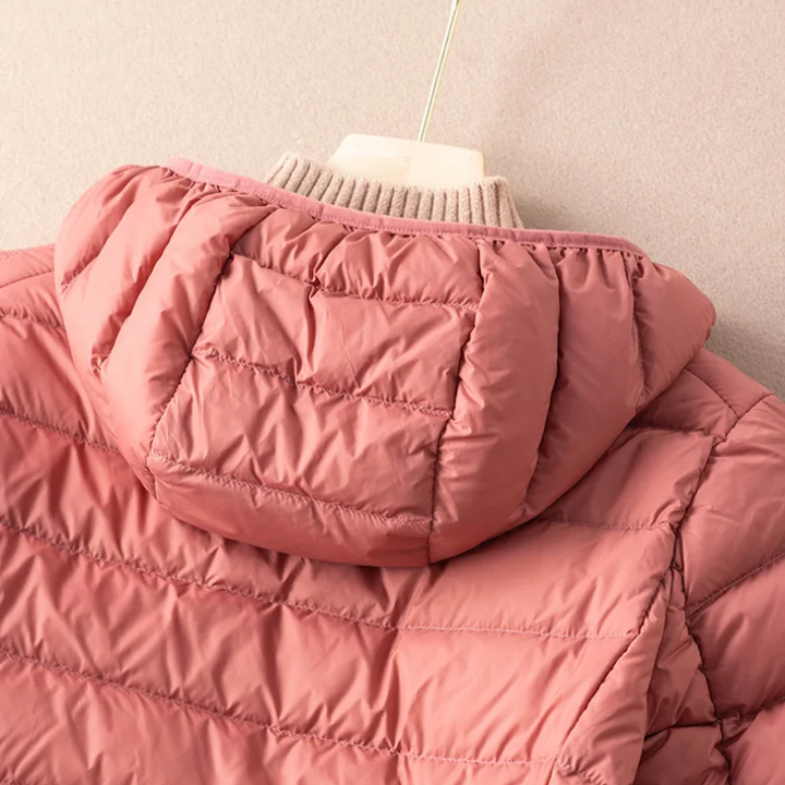 Drune | Steppjacke Leicht mit Kapuze Warm Gefüttert Lässige Passform