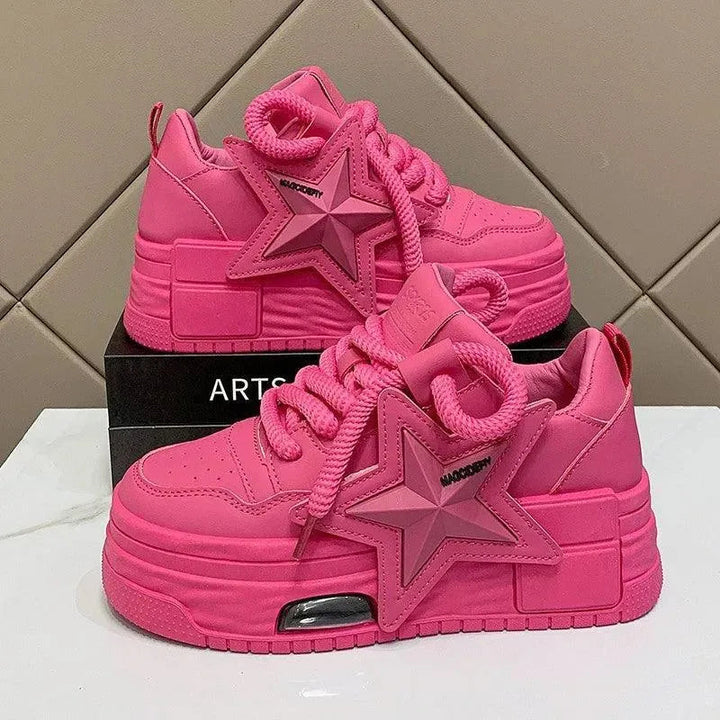 Drune | Sneakers Donna mit Plateau und Stella