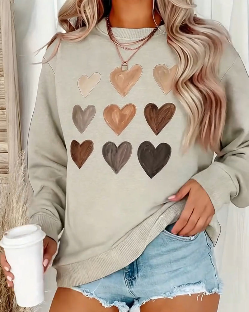 Drune | Buntes Herzförmiges Pullover