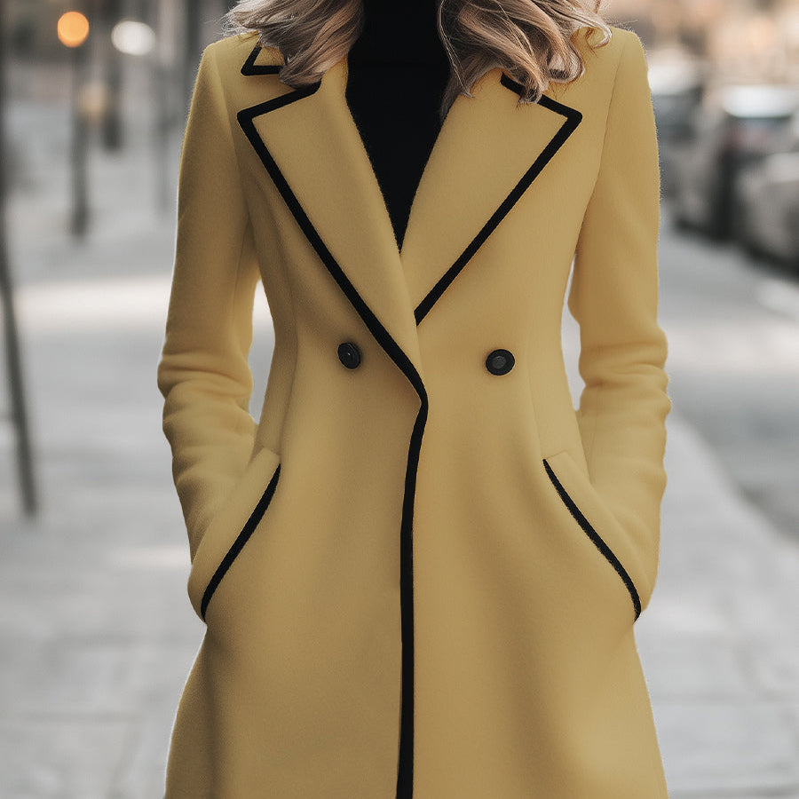 Drune | Damen Wendeblazer Schwarz Verarbeitung