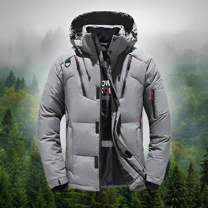 Drune | Shield Herren Daunenparka mit Abnehmbarem Kapuze