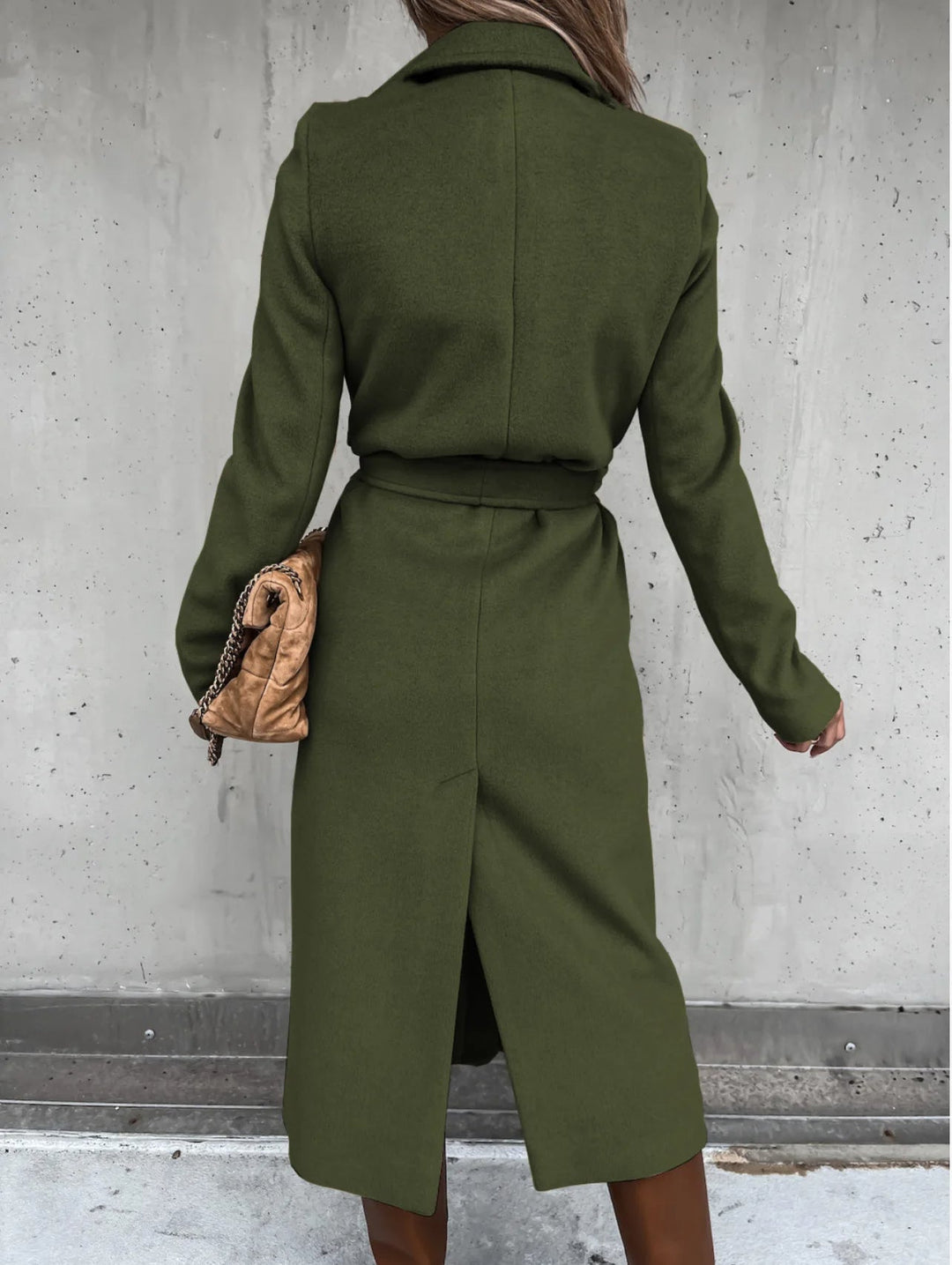 Drune | Stilvolle Wollmix Damenjacke Mit Gürtel