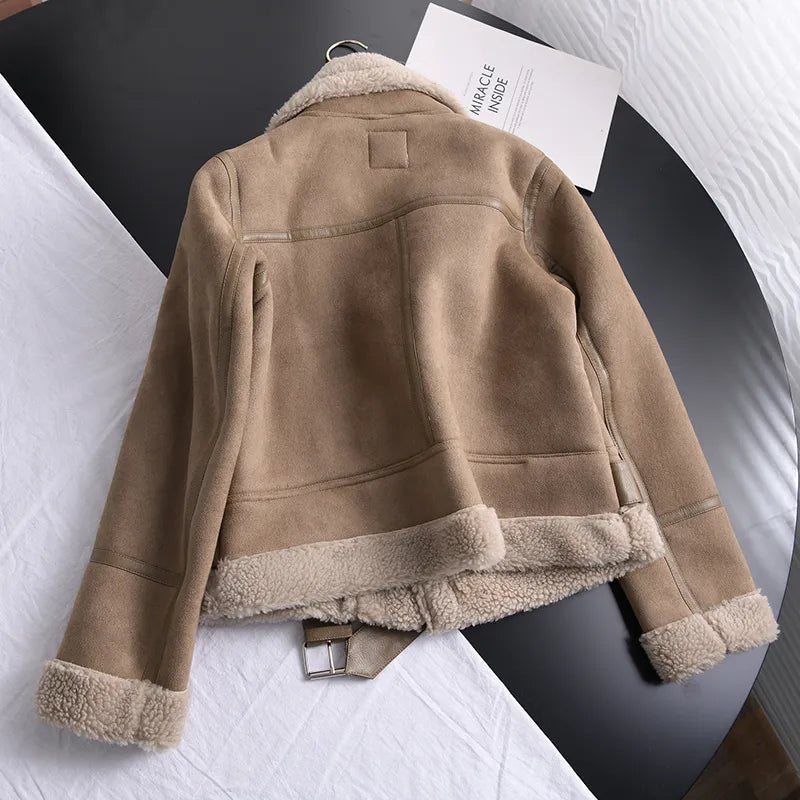 Drune | Wildleder Winterjacke - Warm & Stilvoll
