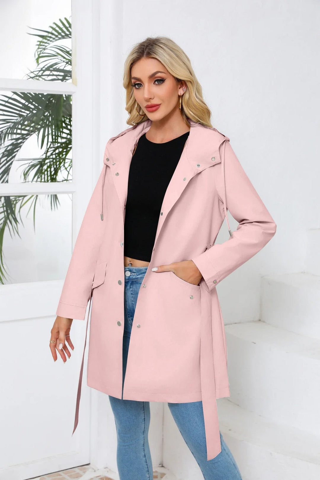Drune | Kapuzenjacke für Frauen mit Warmer Fütterung