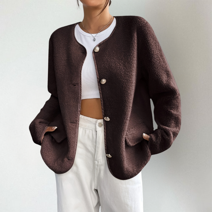 Drune | Cozy knitted cardigan with open front