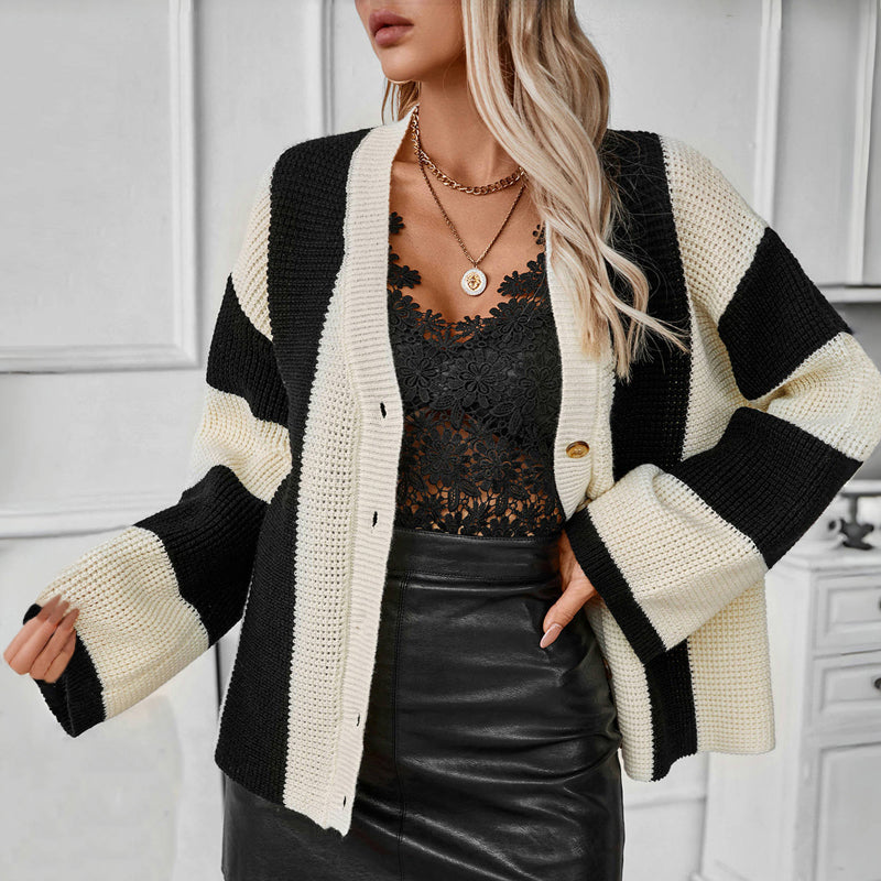Drune | Lässige Strickjacke Aus Weichem Material