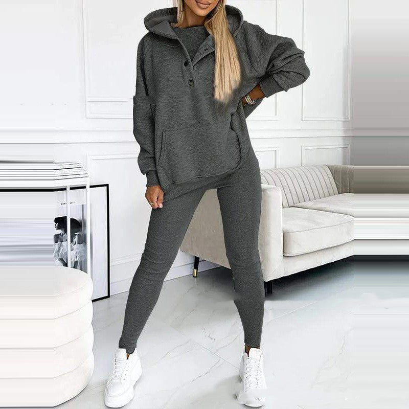 Drune | 3-Teiliges Damen-Sportset Für Herbst Und Winter