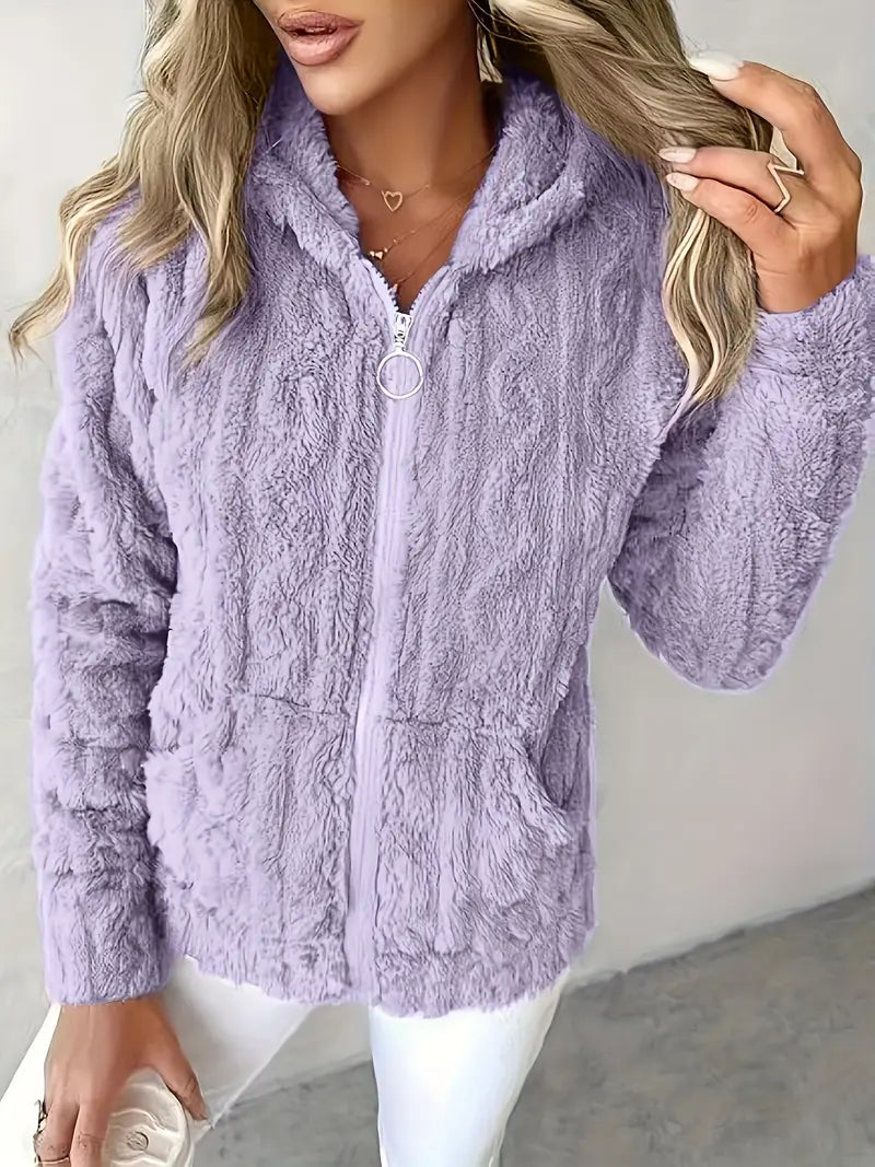 Drune | Weiches Kapuzen Sweatshirt mit Reißverschluss