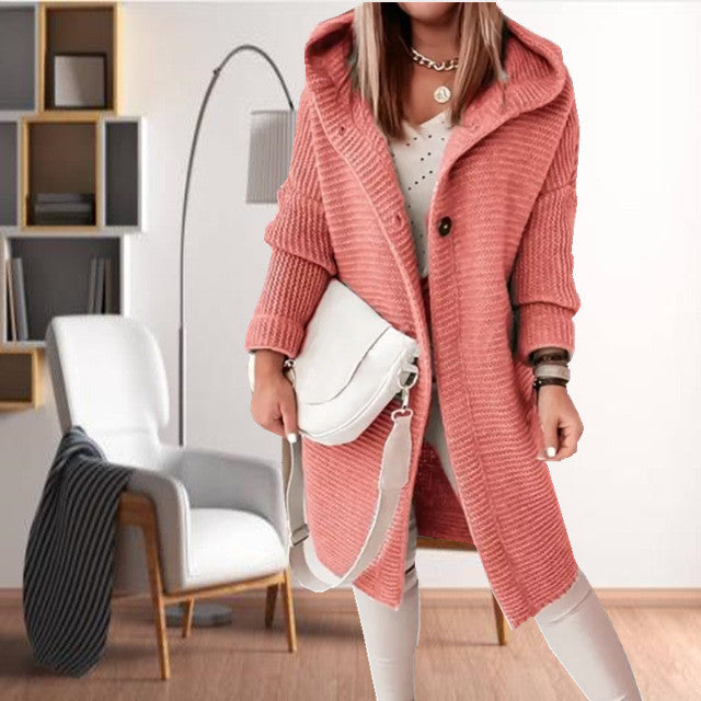 Drune | Kapuzenstrickmantel für Damen mit Stil