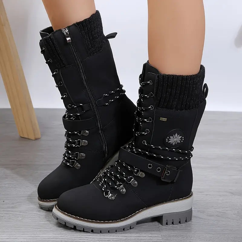 Drune | Trendige Winterstiefel Mit Mittlerer Länge