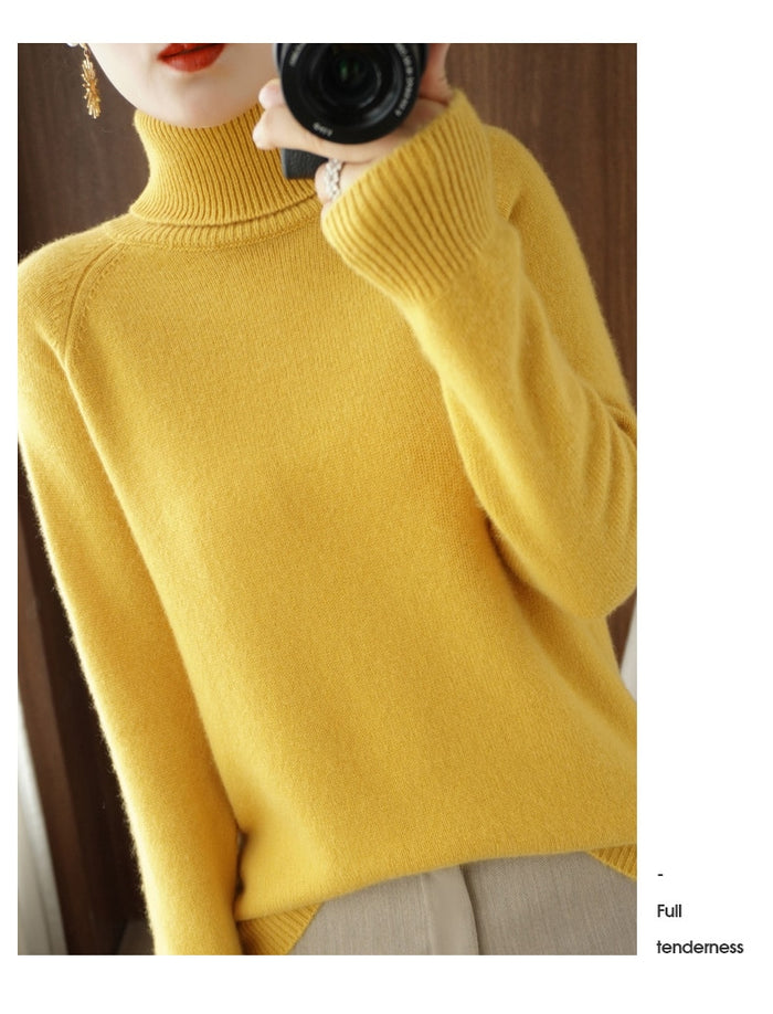 Drune | Sweater mit Rollkragen - Lockerer Schnitt - Lange Ärmel