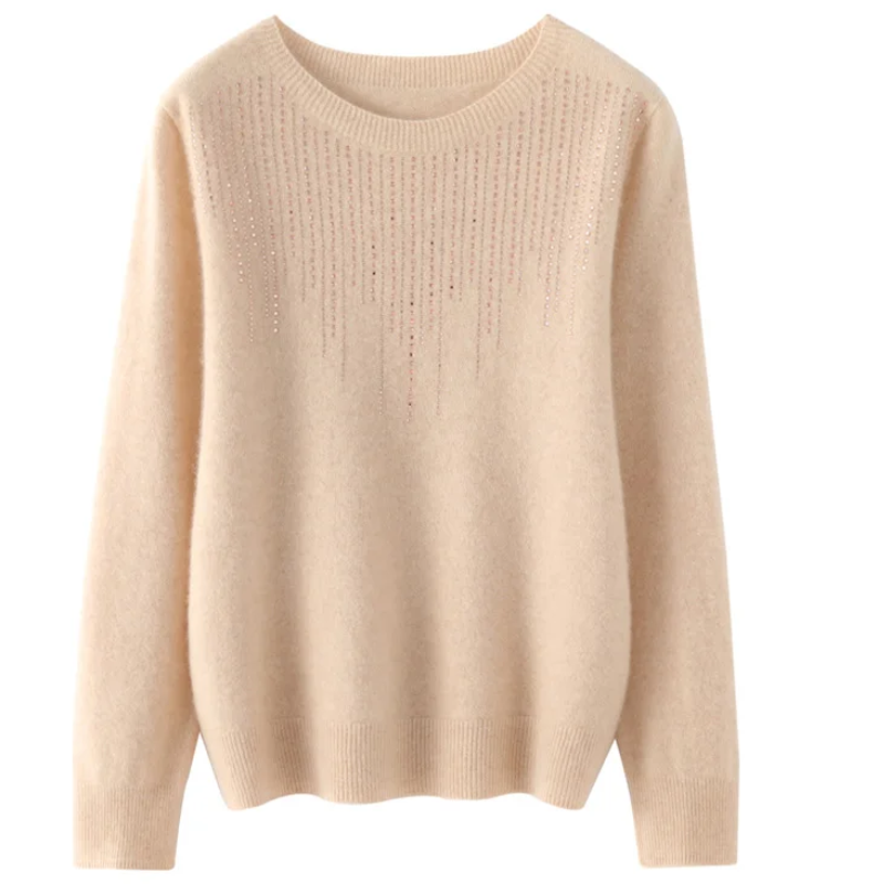 Drune | Sweatshirt - Weicher Strickpullover mit funkelnden Details