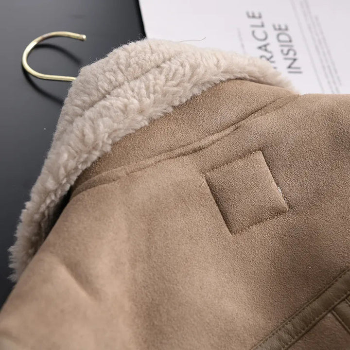 Drune | Wildleder Winterjacke - Warm & Stilvoll