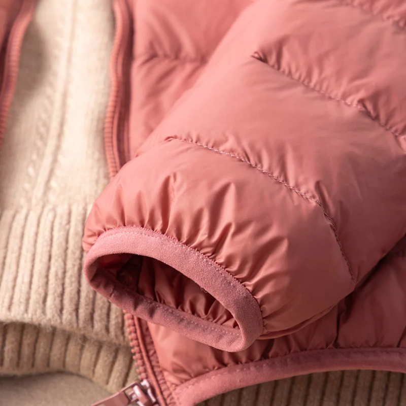 Drune | Steppjacke Leicht mit Kapuze Warm Gefüttert Lässige Passform