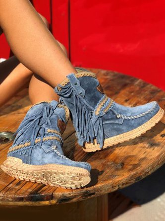 Drune | Westernstiefel mit Fransen
