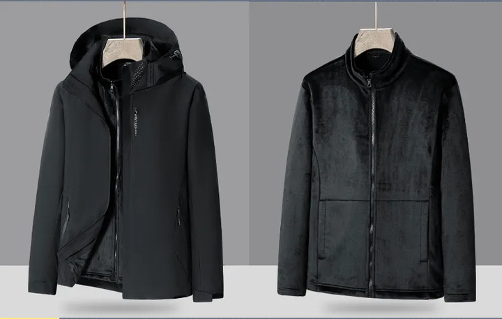 Drune | Schwere 3-in-1 Windbreaker-Jacke