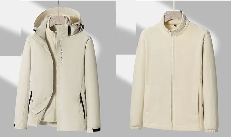 Drune | Schwere 3-in-1 Windbreaker-Jacke