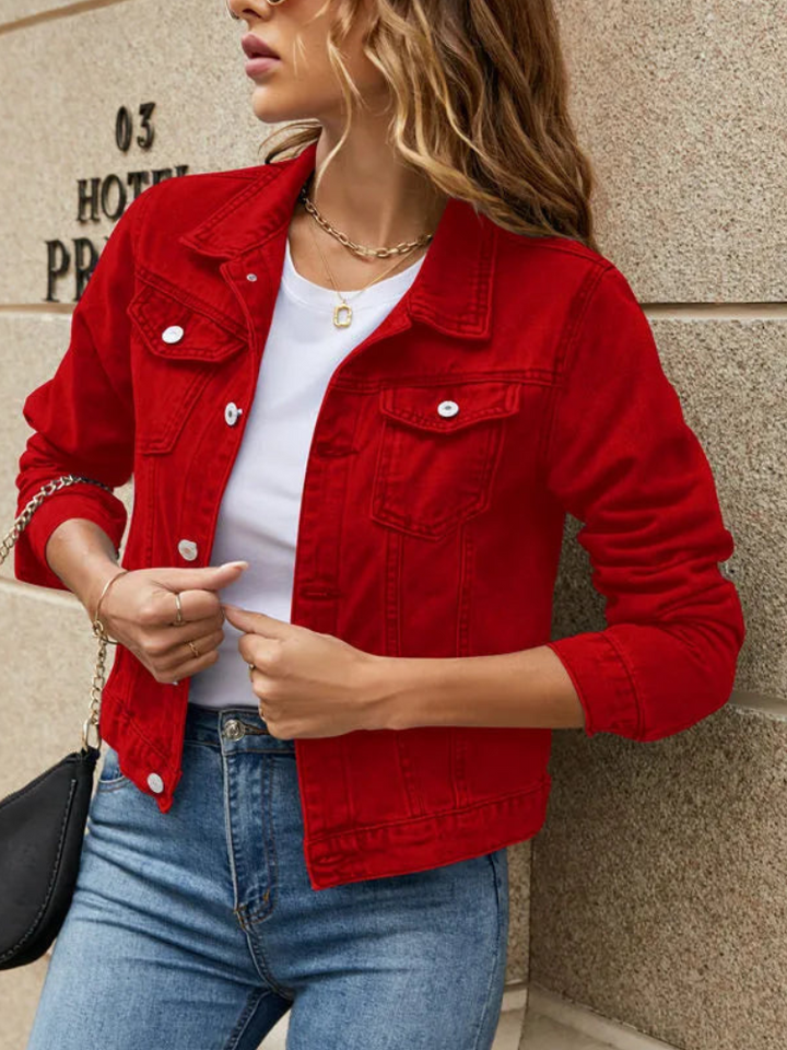 Drune | Kurze Casual-Jeansjacke
