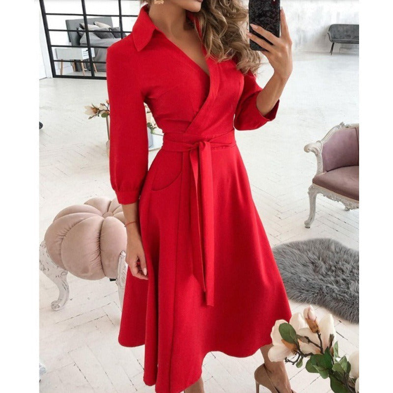 Drune | Kleid Schick/Elegant Vielseitigs Design Formelli Anläss Für Damen
