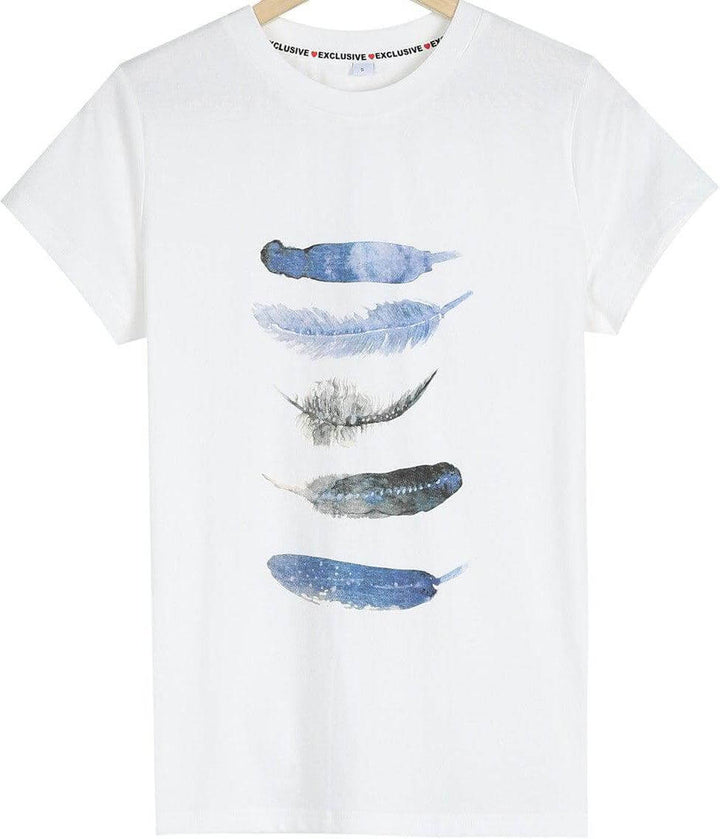 Drune | Feder Kurzarm T-Shirt