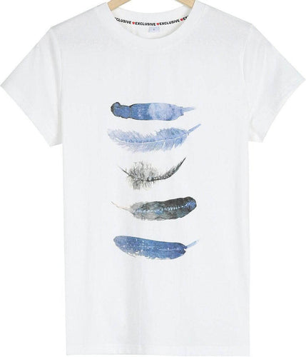 Drune | Feder Kurzarm T-Shirt