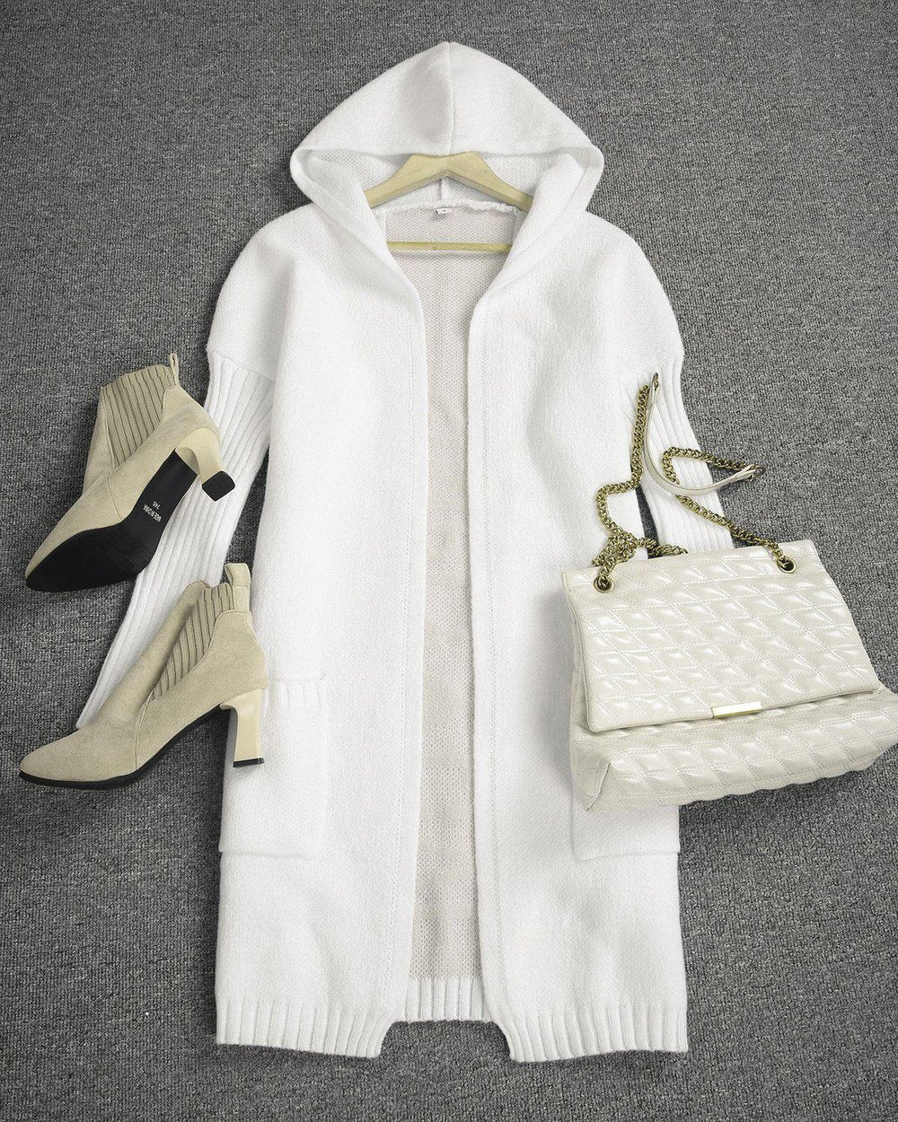 Drune | Damen lange Strickjacke
