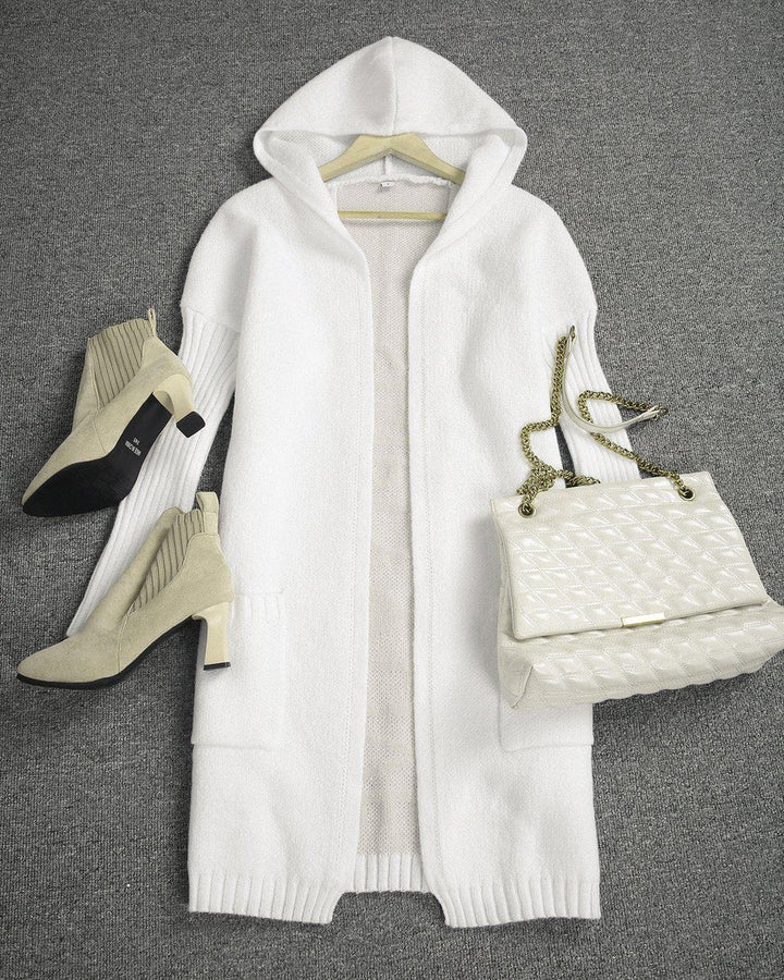 Drune | Damen lange Strickjacke