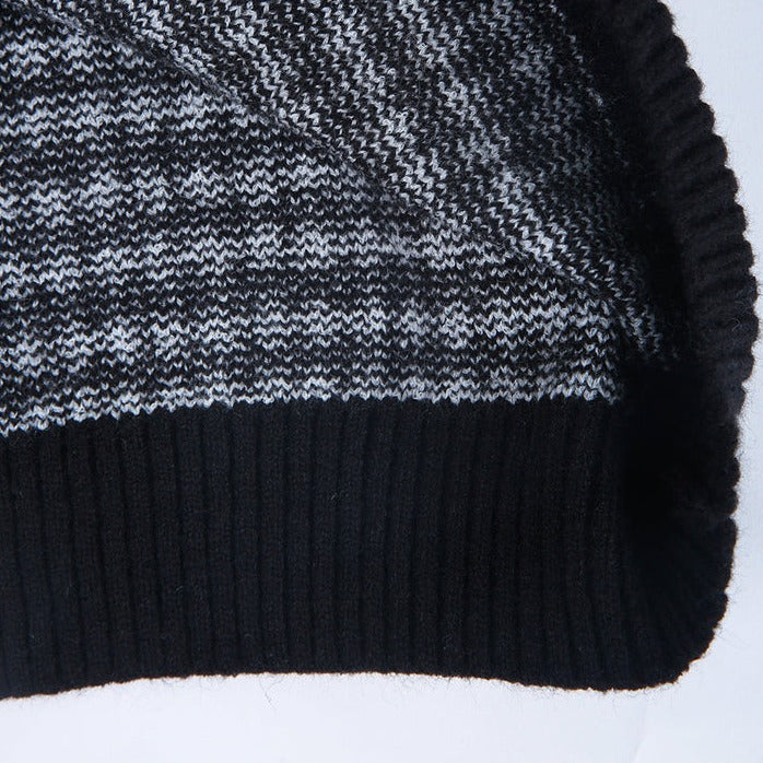 Drune | Eleganter Pullover Mit Schwarz-Weißer Karierter Muster