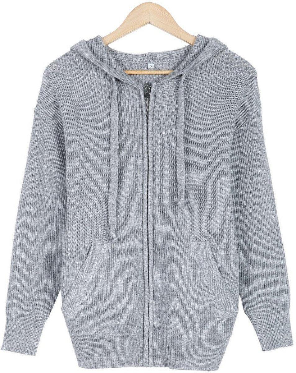 Drune | Kapuzenpullover mit Seitentaschen und Frontreißverschluss