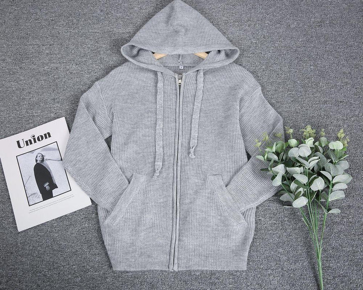 Drune | Kapuzenpullover mit Seitentaschen und Frontreißverschluss
