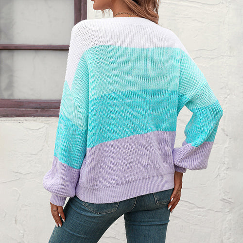 Drune | Strickpullover mit Farbblock
