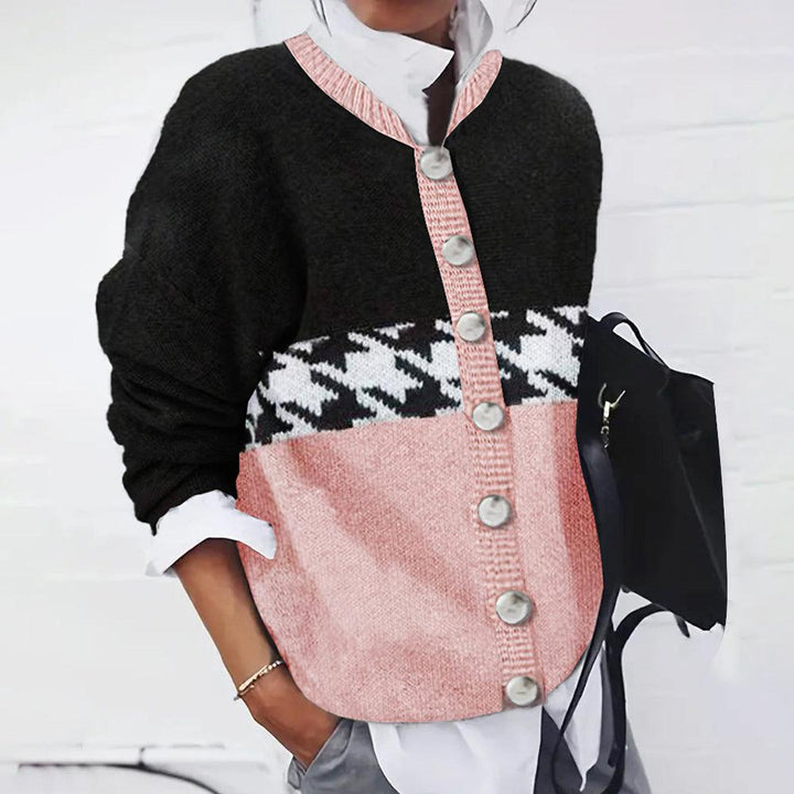 Drune | Eleganter Pullover mit Langen Ärmeln und Stylischem Aufdruck