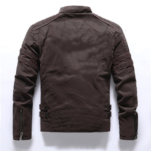 Drune | Herren Schlanke Passform Jacke - Reißverschluss