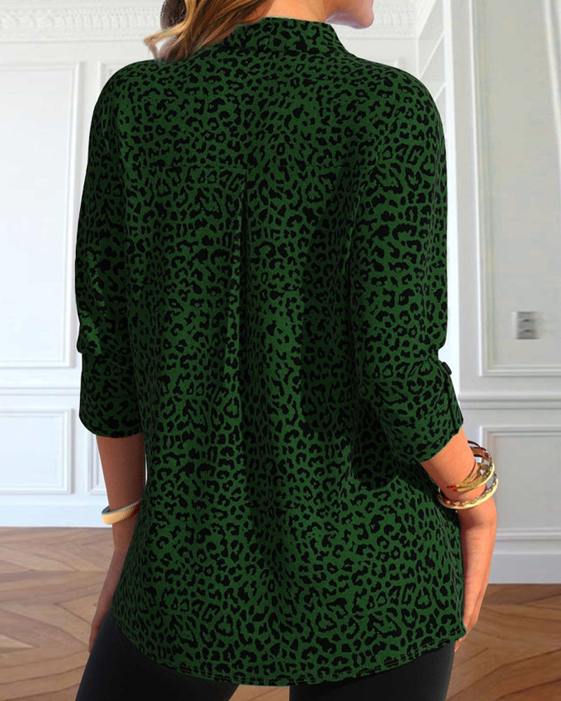 Drune | Leopardenmuster und Revers