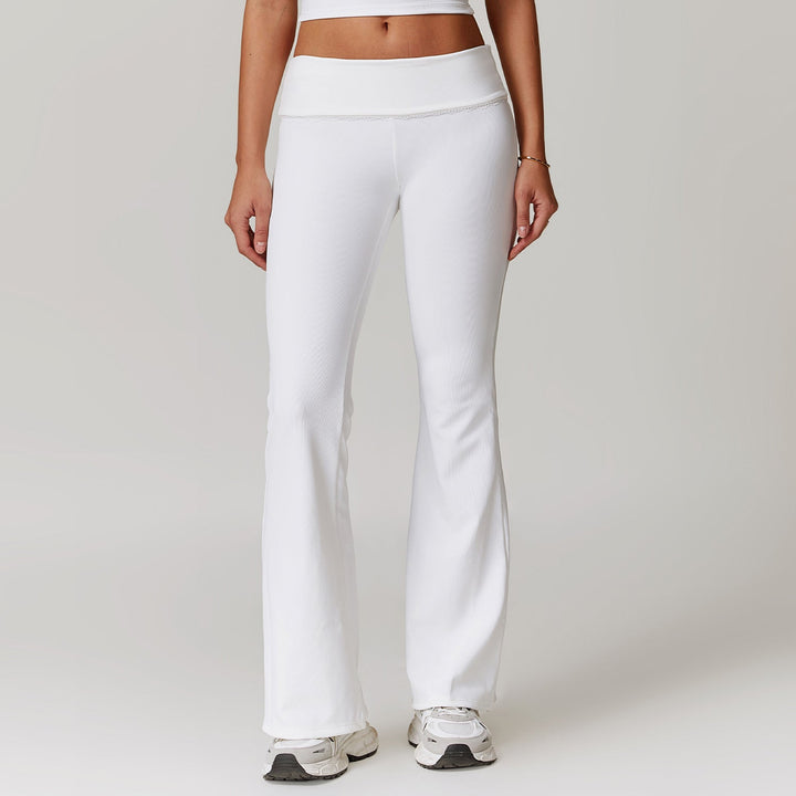 Drune | Sophistizierte Fitness Enganliegende Flare Yoga-Hose